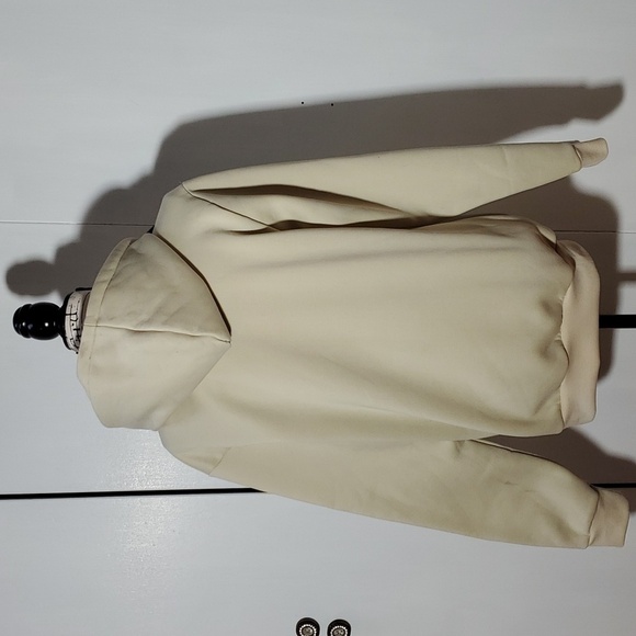 Reason- Womens Cream Hoodie W/ Mask Graphic Covid Sz.Small - Picture 3 of 5